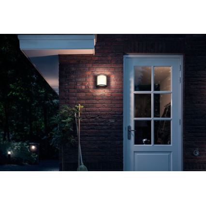 Philips Massive - Udendørs LED væglampe LED/12W/230V IP44