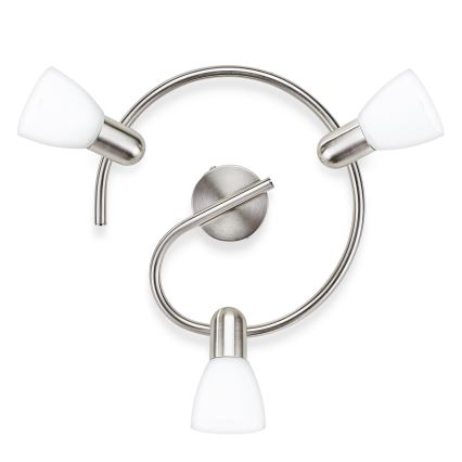 Philips Massive - Spotlampe 3xE14/40W mat krom