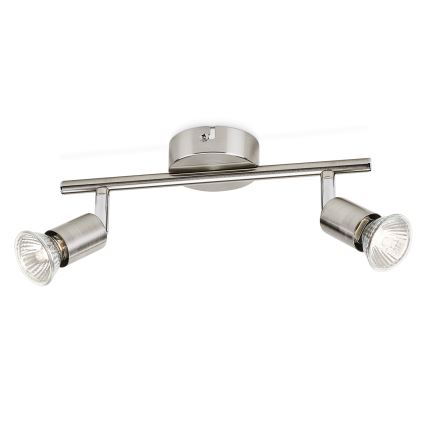 Philips Massive - LED-spotlampe 2xGU10/50W/230V
