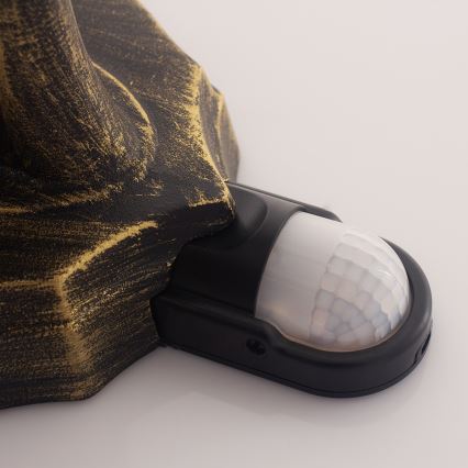 Philips Massive - Udendørslampe med sensor 1xE27/60W IP44