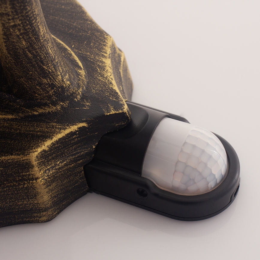 Philips Massive - Udendørslampe med sensor 1xE27/60W IP44