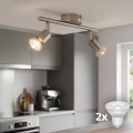 Philips Massive - LED-spotlampe 2xGU10/50W/230V