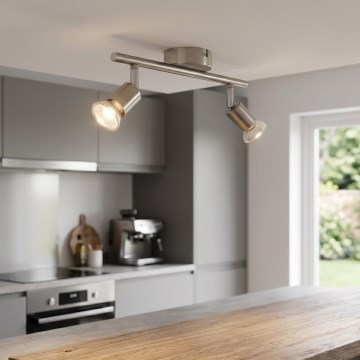 Philips Massive - LED-spotlampe 2xGU10/50W/230V
