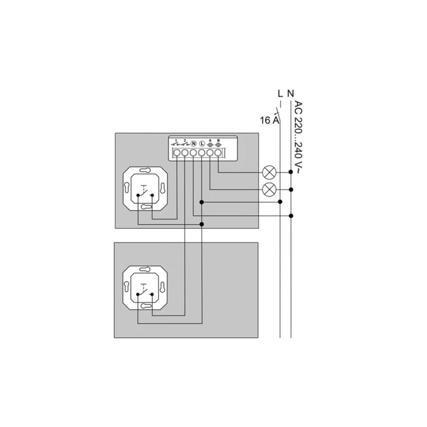 Philips - Modul til 2-knaps Hue-vægafbryder