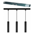 Philips - Pendel med wireophæng til skinnesystemet EASYLINK 3xGU10/7W/230V 1 m sort