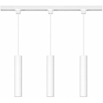 Philips - Pendel på wire til skinsystem EASYLINK, 3x GU10/7W/230V, 157 cm, hvid