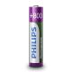 Philips R03B2A80/10 - 2 stk. Genopladeligt batteri AAA MULTILIFE NiMH/1,2V/800 mAh
