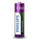 Philips R6B2A260/10 - 2 stk. Genopladeligt batteri AA MULTILIFE NiMH/1,2V/2600 mAh