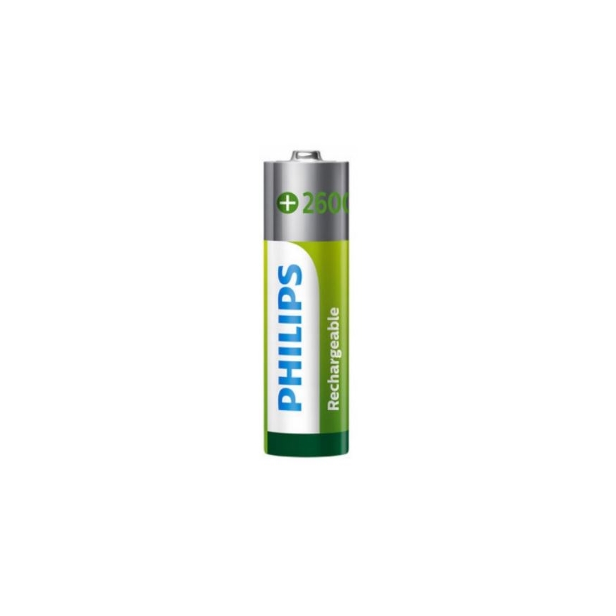 Philips R6B4B260/10 - 4 stk. Genopladeligt batteri AA NiMH/1,2V/2600 mAh
