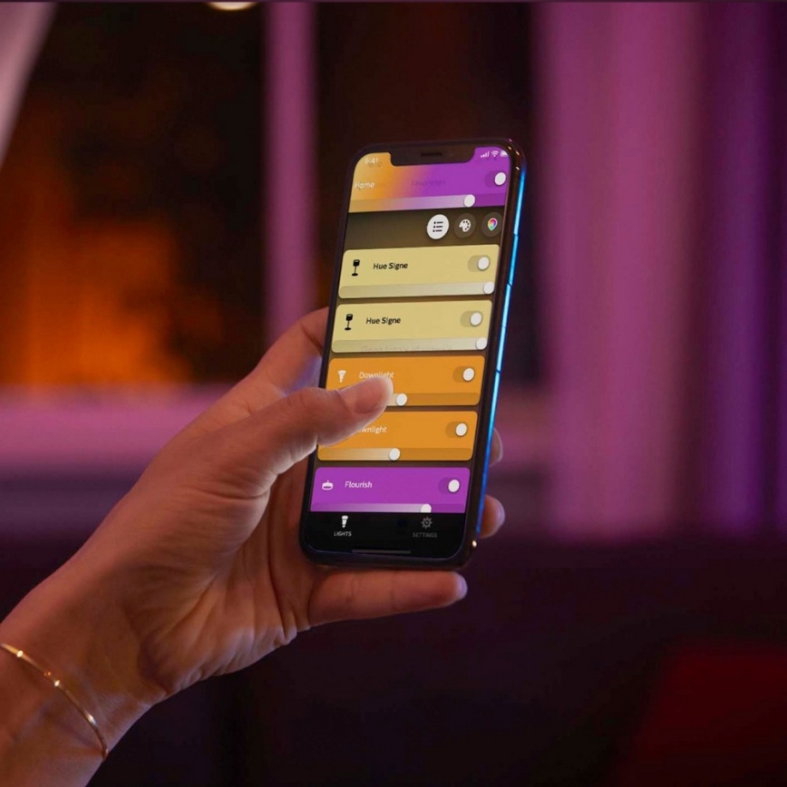 Philips - RGB LED dæmpbar bordlampe Hue BLOOM LED/7,1W/230V