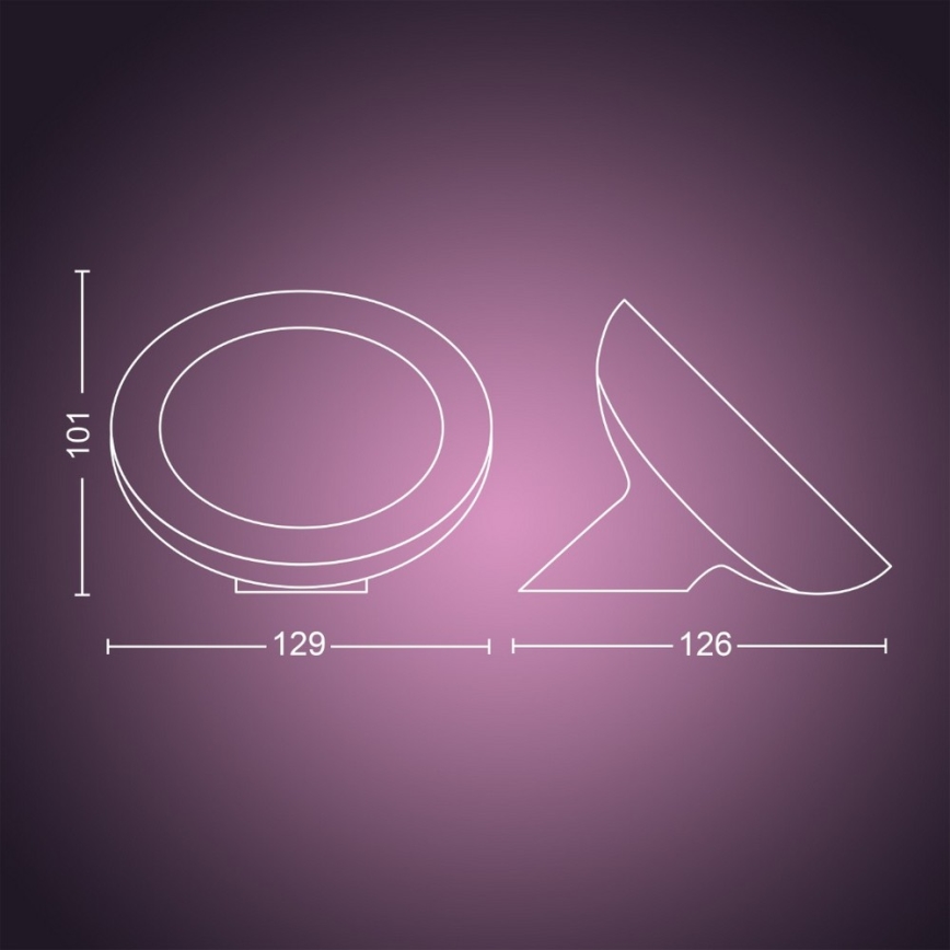 Philips - RGB LED dæmpbar bordlampe Hue BLOOM LED/7,1W/230V