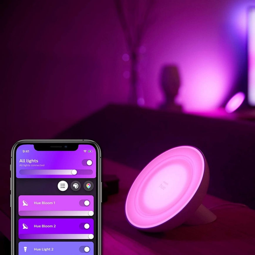 Philips - RGB LED dæmpbar bordlampe Hue BLOOM LED/7,1W/230V