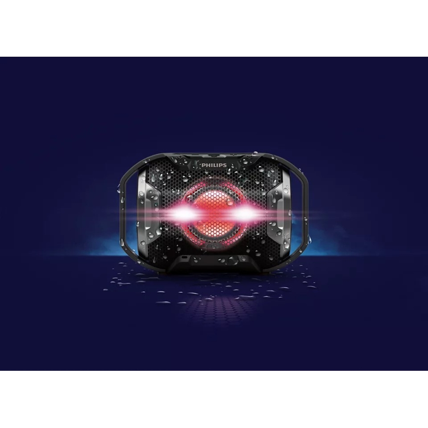 Philips SB300B/00 - Bærbar Bluetooth højtaler 4W/5V IPX7 sort