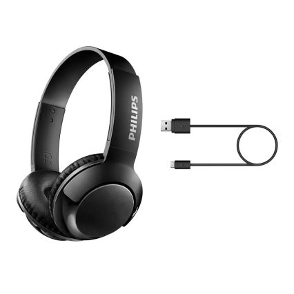 Philips SHB3075BK/00 - Trådløse høretelefoner med Bluetooth BASS sort