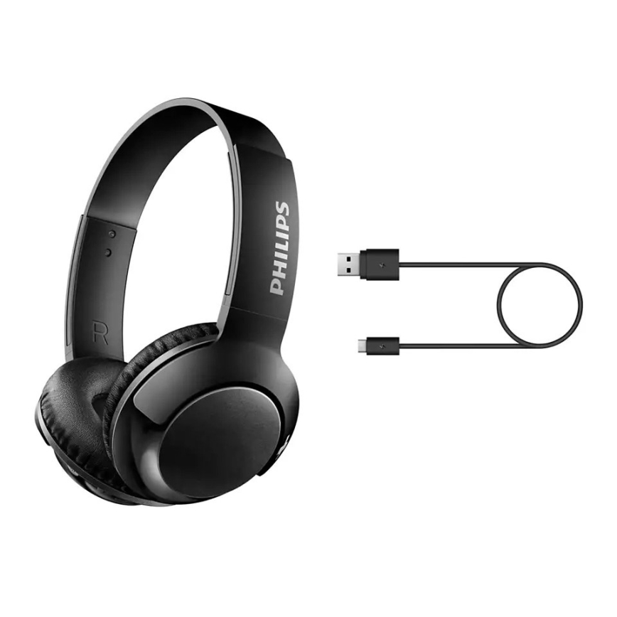 Philips SHB3075BK/00 - Trådløse høretelefoner med Bluetooth BASS sort