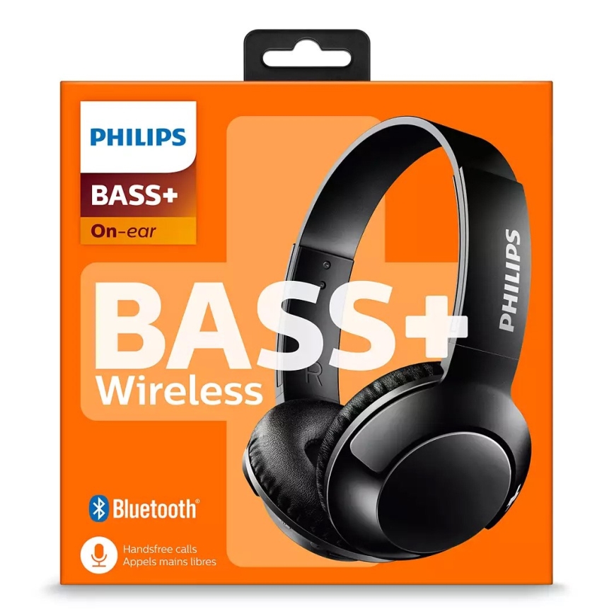 Philips SHB3075BK/00 - Trådløse høretelefoner med Bluetooth BASS sort