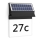 Philips - Soldrevet LED husnummer ENKARA LED/0,2W/3,7V 1800 mAh IP44