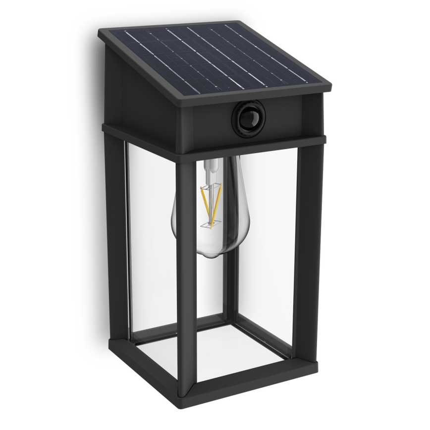 Philips - Soldrevet LED væglampe med bevægelses- og skumringssensor GERI LED/3,2W/3,7V 2600 mAh 4000K IP44