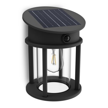 Philips - Soldrevet LED væglampe med bevægelses- og skumringssensor GERI LED/3,2W/3,7V 2600 mAh 4000K IP44