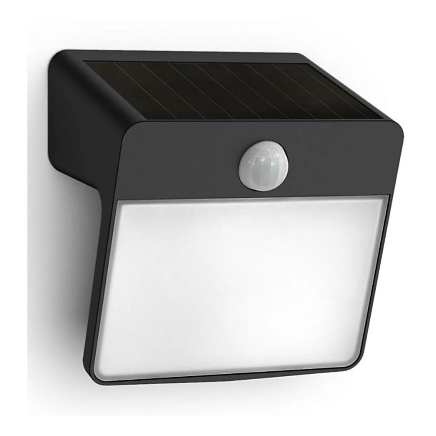 Philips - Soldrevet LED væglampe med bevægelses- og skumringssensor YARIXA LED/2,2W/3,7V 600 mAh IP44