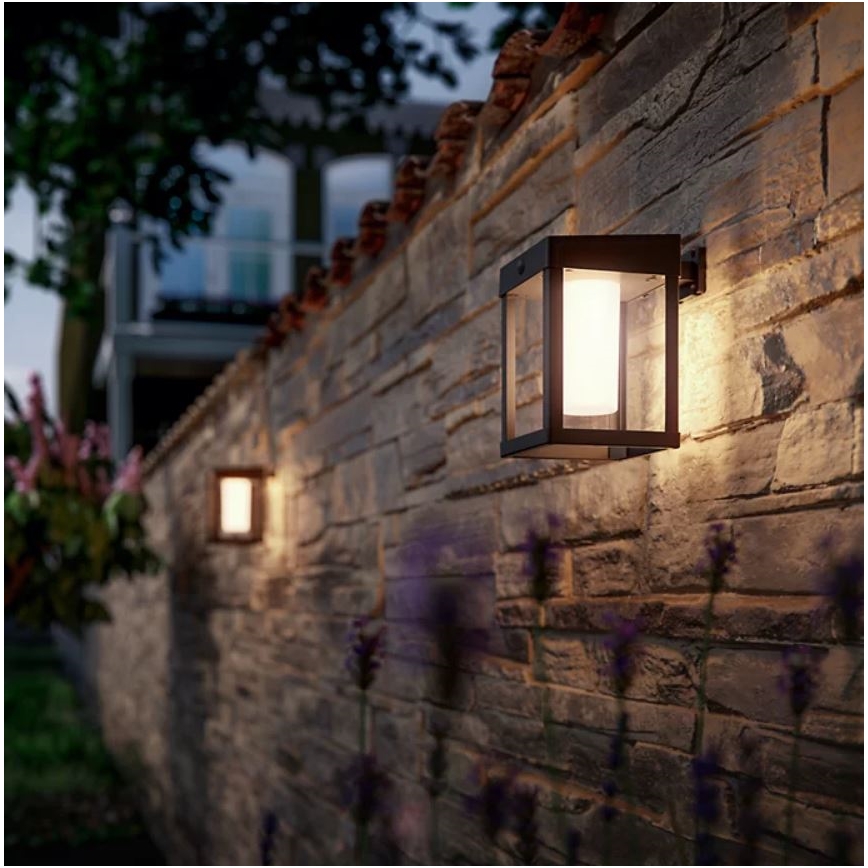 Philips - Soldrevet LED væglampe med bevægelses- og skumringssensor CAMILL LED/1,4W/3,7V 2000 mAh IP44