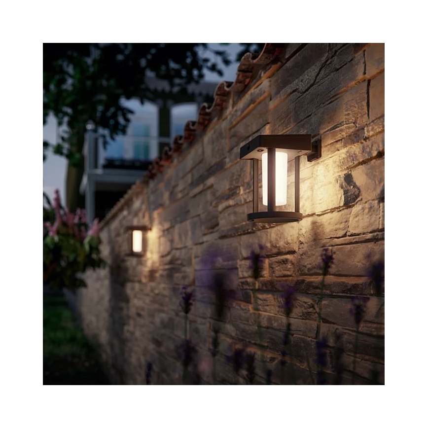 Philips - Soldrevet LED væglampe med sensor CAMILL LED/1,4W/3,7V 2000 mAh IP44