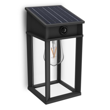 Philips - Soldrevet LED væglampe med sensor GERI LED/3,2W/3,7V 2700K IP44