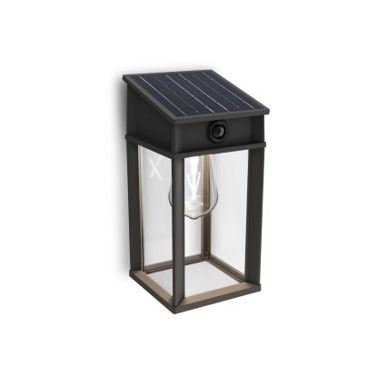 Philips - Soldrevet LED væglampe med sensor GERI LED/3,2W/3,7V 2600 mAh 4000K IP44