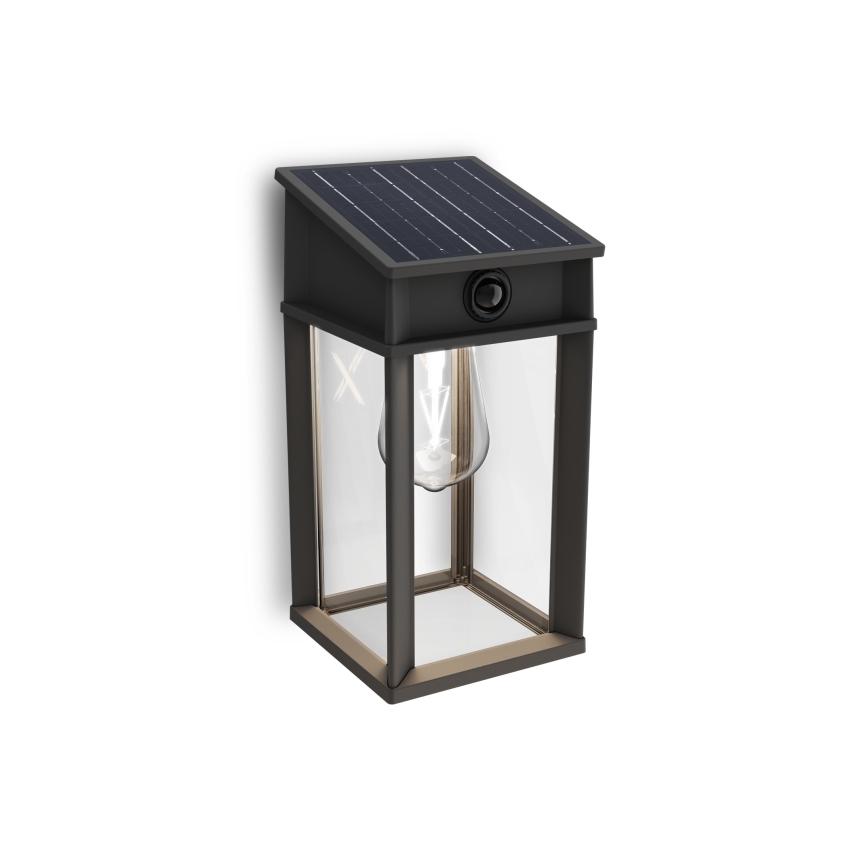 Philips - Soldrevet LED væglampe med sensor GERI LED/3,2W/3,7V 2600 mAh 4000K IP44