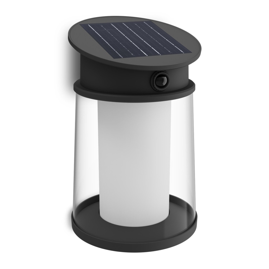Philips - Soldrevet LED væglampe med sensor JUDA LED/3,2W/3,7V 2700K IP44