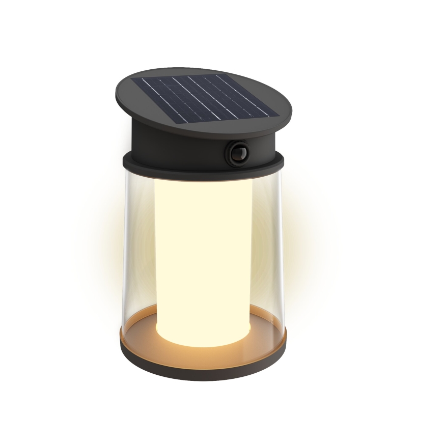 Philips - Soldrevet LED væglampe med sensor JUDA LED/3,2W/3,7V 2700K IP44