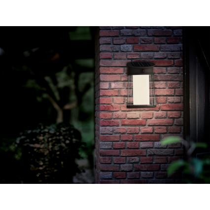 Philips - Soldrevet LED væglampe med sensor JUDA LED/3,2W/3,7V 2600 mAh 4000K IP44