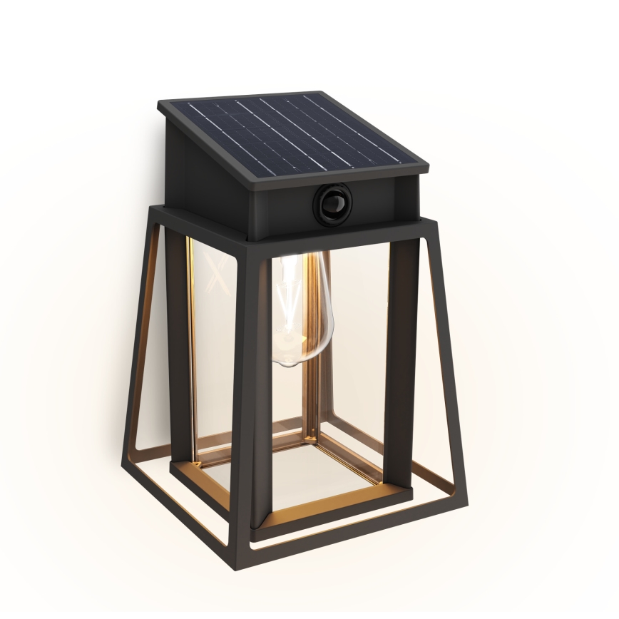 Philips - Soldrevet LED væglampe med sensor LYSIN LED/3,2W/3,7V 2700K IP44