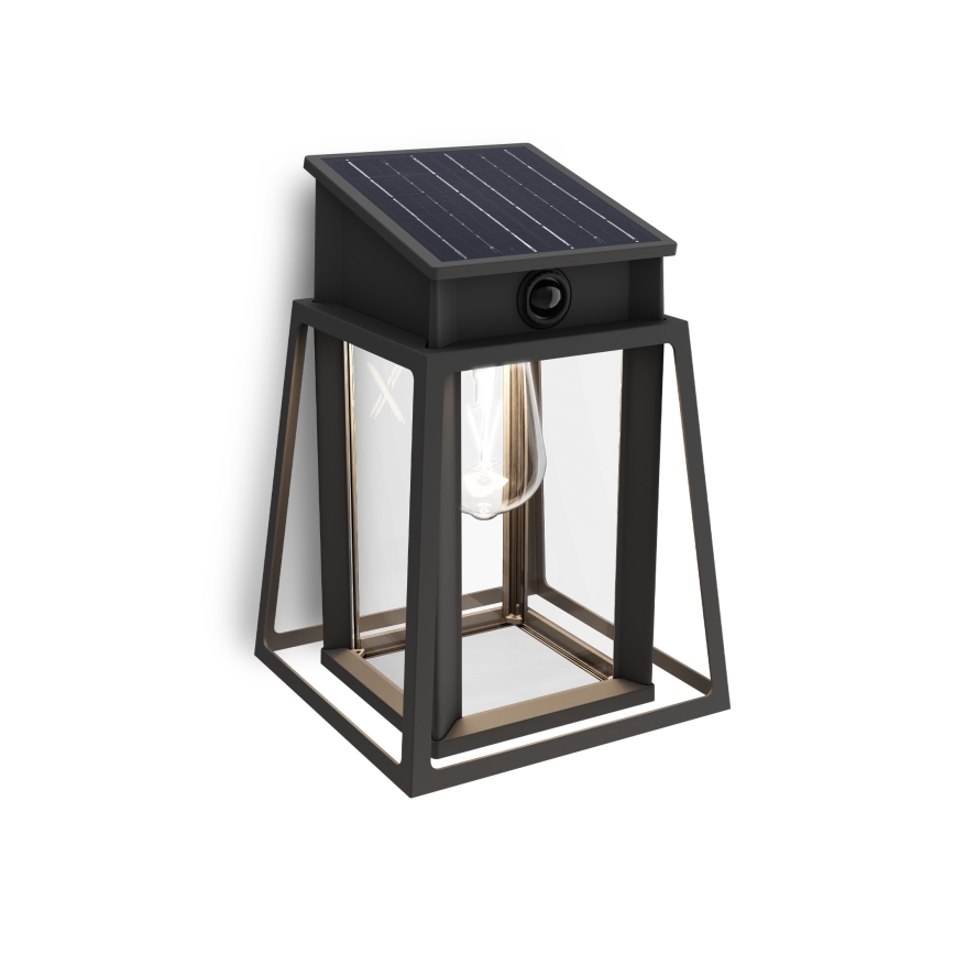 Philips - Soldrevet LED væglampe med sensor LYSIN LED/3,2W/3,7V 2600 mAh 4000K IP44