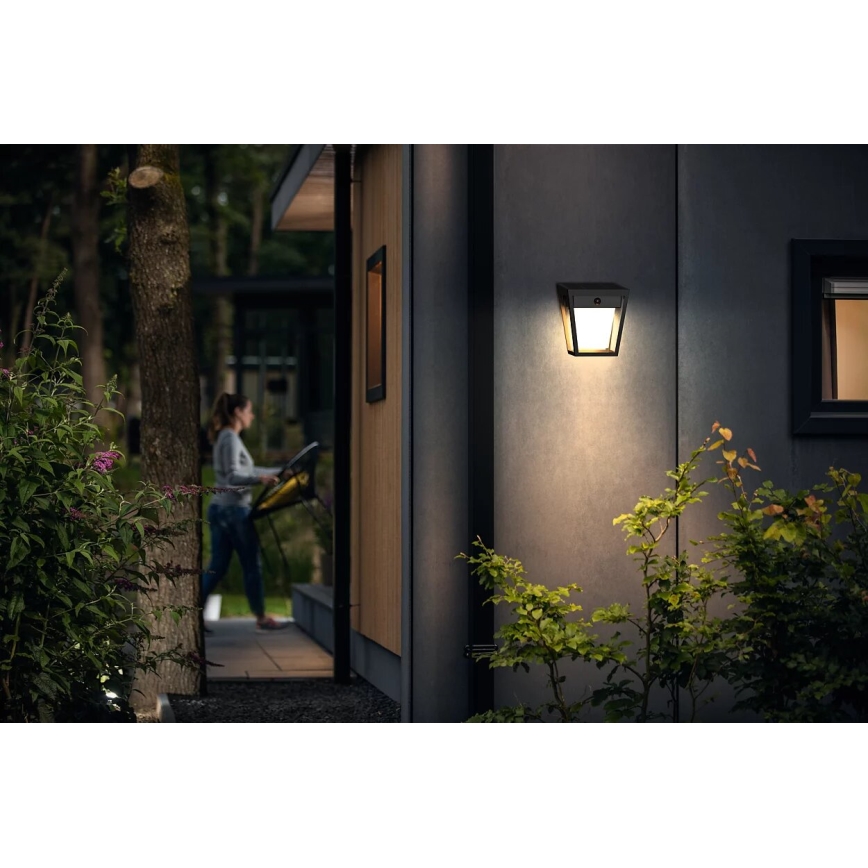 Philips - Soldrevet LED væglampe med sensor NISSA LED/1,8W/3,7V 2600 mAh 3000K IP44