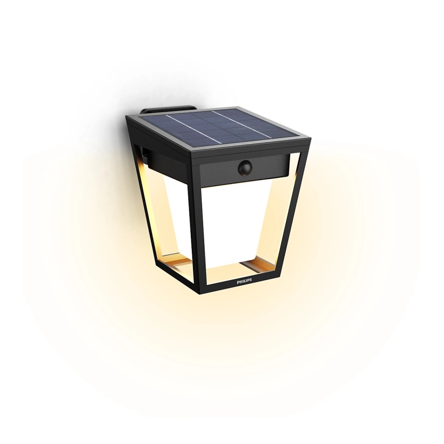 Philips - Soldrevet LED væglampe med sensor NISSA LED/1,8W/3,7V 2600 mAh 3000K IP44