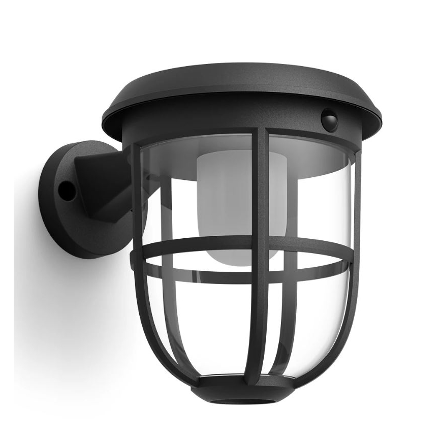 Philips - Soldrevet LED væglampe med sensor RADII LED/1,3W/3,7V 2000 mAh 3000K IP44
