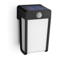 Philips - Soldrevet LED væglampe med sensor SHROUD LED/2,3W/3,7V 600 mAh IP44