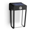 Philips - Soldrevet LED væglampe med sensor SHROUD LED/2,3W/3,7V 600 mAh IP44