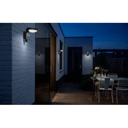 Philips - Soldrevet LED væglampe med sensor LED/1,2W/4V 1800 mAh 3000K IP44