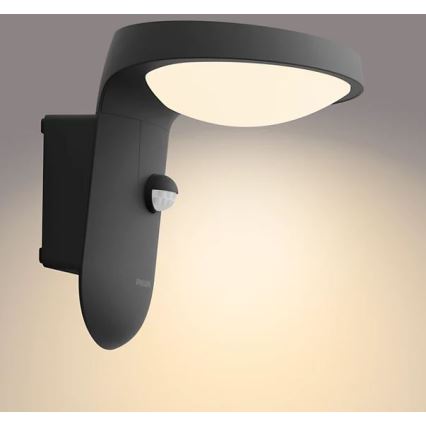 Philips - Soldrevet LED væglampe med sensor LED/1,2W/4V 1800 mAh 3000K IP44