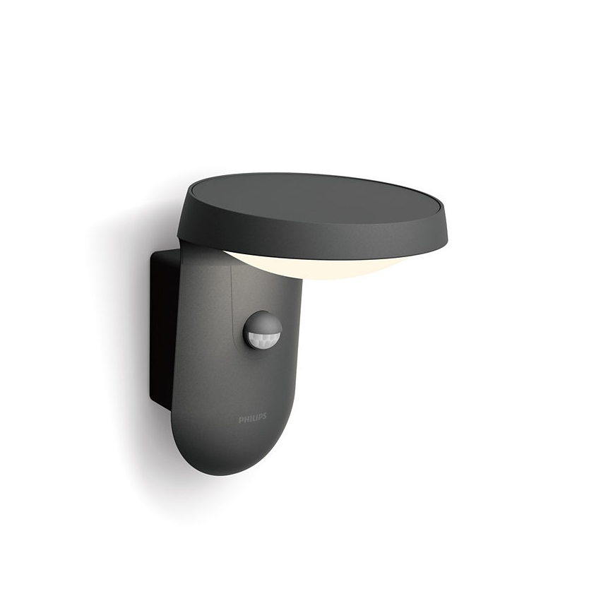 Philips - Soldrevet LED væglampe med sensor LED/1,2W/4V 1800 mAh 3000K IP44