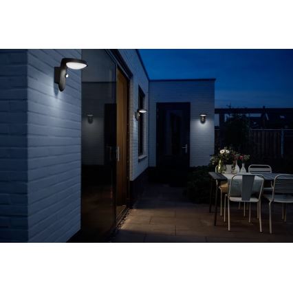 Philips - Soldrevet LED væglampe med sensor LED/1,2W/4V 1800 mAh 4000K IP44