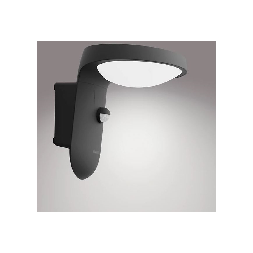 Philips - Soldrevet LED væglampe med sensor LED/1,2W/4V 1800 mAh 4000K IP44
