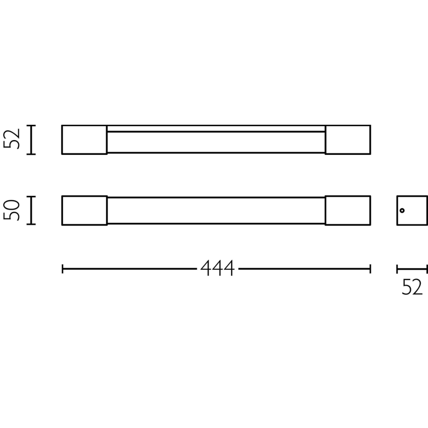 Philips - Spejllampe til badeværelse ROVER LED/5W/230V IP44 sort