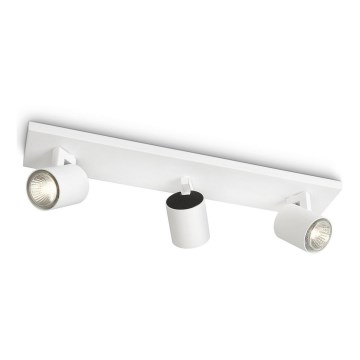 Philips - Spotarmatur RUNNER 3xGU10/20W/230V