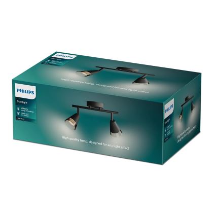 Philips - Spotlampe CLEFT 2xGU10/5W/230V