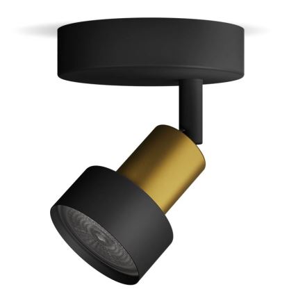 Philips - Spotlampe CONDUIT 1xGU10/5W/230V sort/messing
