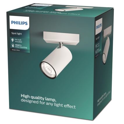 Philips - Spotlampe KOSIPO 1xGU10/5,5W/230V hvid