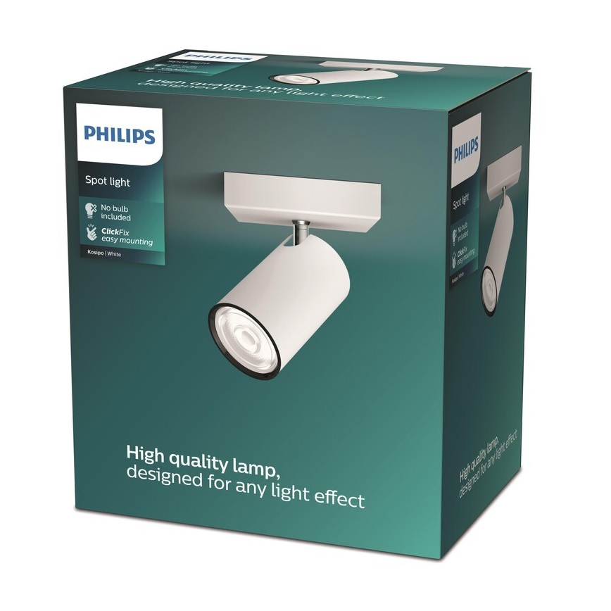 Philips - Spotlampe KOSIPO 1xGU10/5,5W/230V hvid